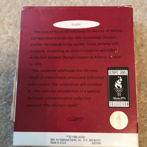 Olympic Christmas ornament - Picture 4 of 4